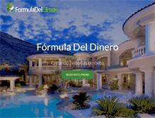 Tablet Screenshot of formuladeldinero.com